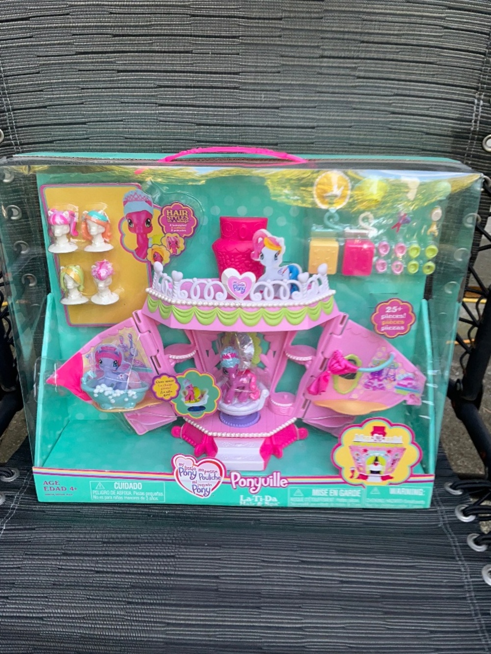 My Little Pony Ponyville La-Ti-Da Hair & Spa Play Set Cheerilee New 2008 MLP